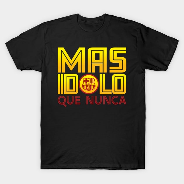 Barcelona de Guayaquil, Mas idolo que nunca, campeón futbol ecuatoriano 2020 T-Shirt by laverdeden